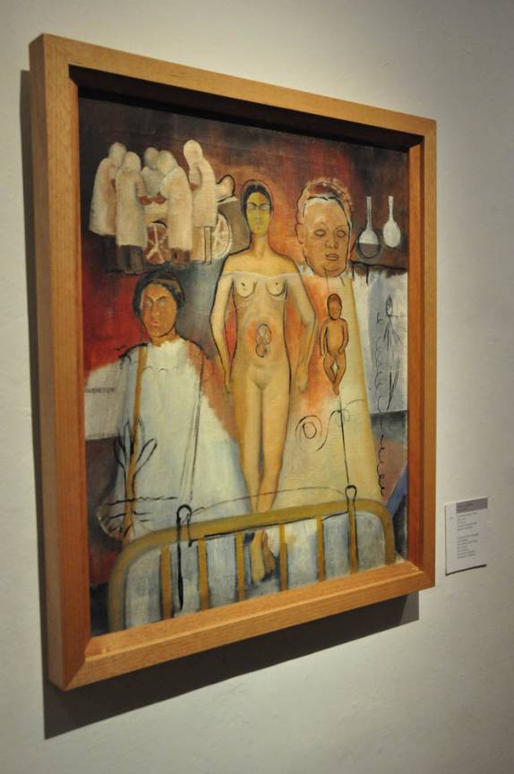 Obras de Frida Kahlo em exposição na Casa Azul. Coyoacán, Cidade do México.